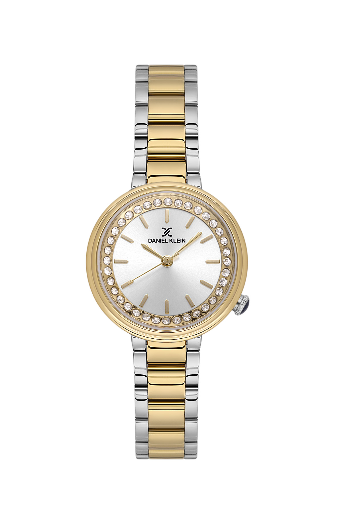 Daniel Klein 29mm Petite Round Womens Watch, Gemstones, Steel Band - DK13721 - Picture 8 of 11