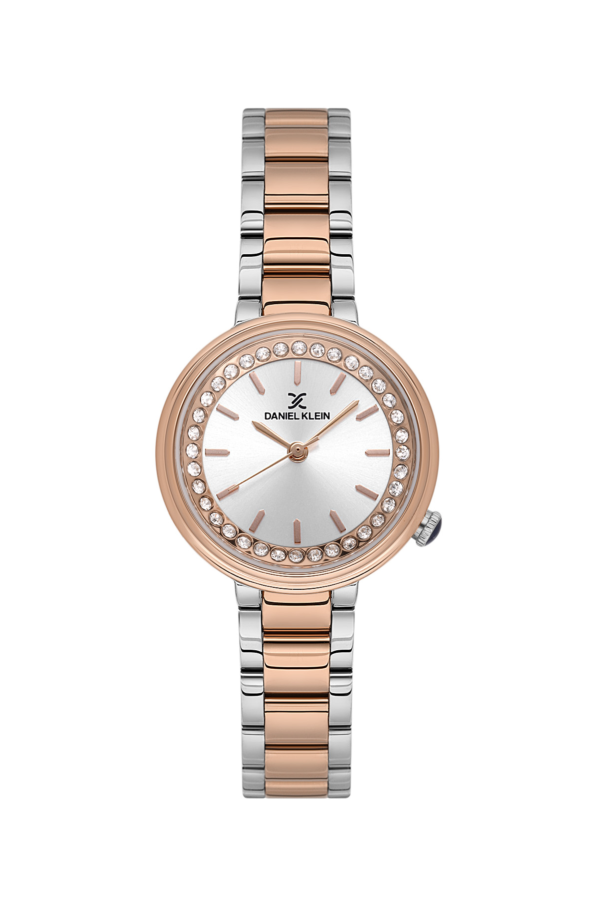 Daniel Klein 29mm Petite Round Womens Watch, Gemstones, Steel Band - DK13721 - Picture 10 of 11