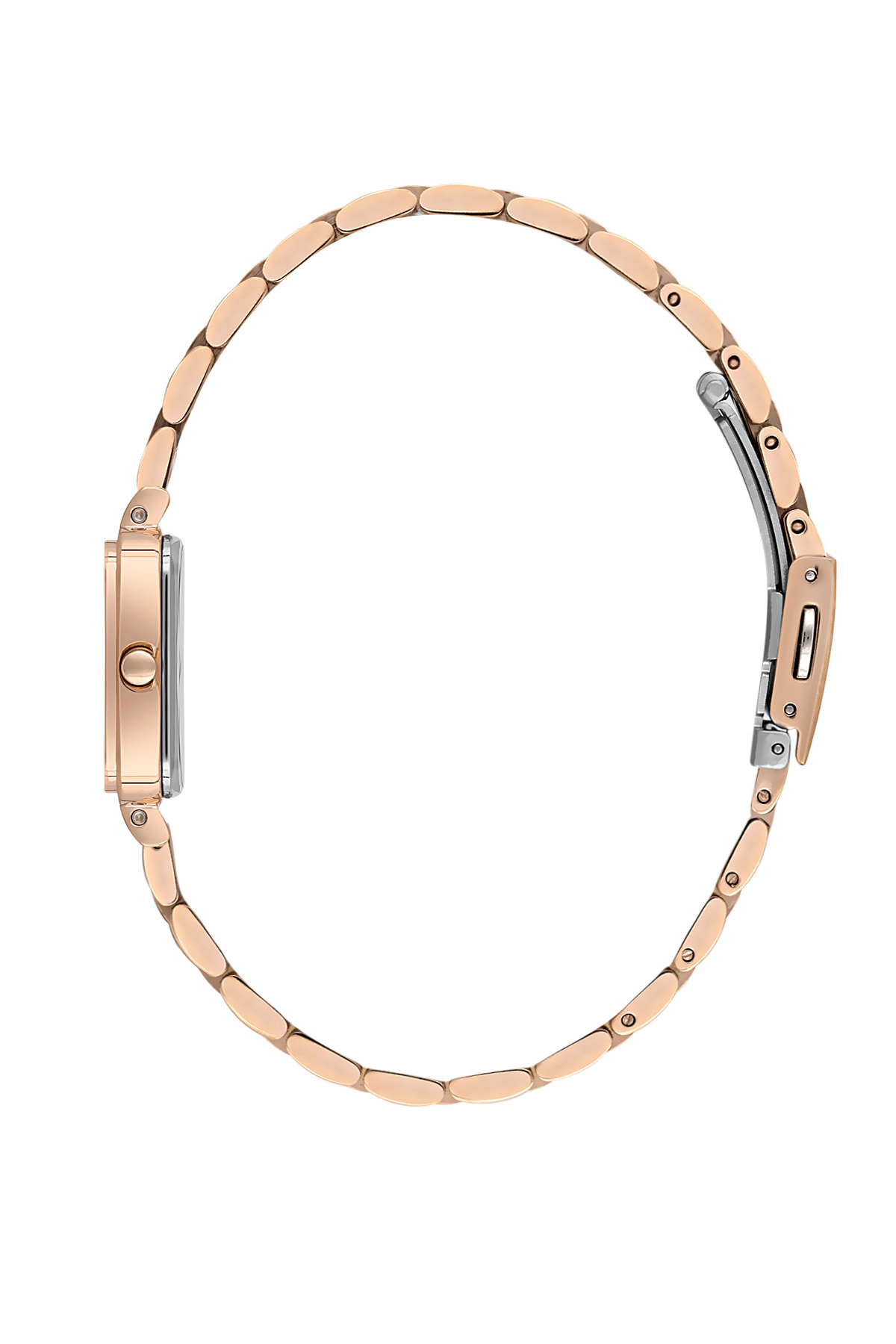 Daniel Klein 23mm Petite Womens Square Watch, Stainless Steel Band - DK13725 - Picture 9 of 11