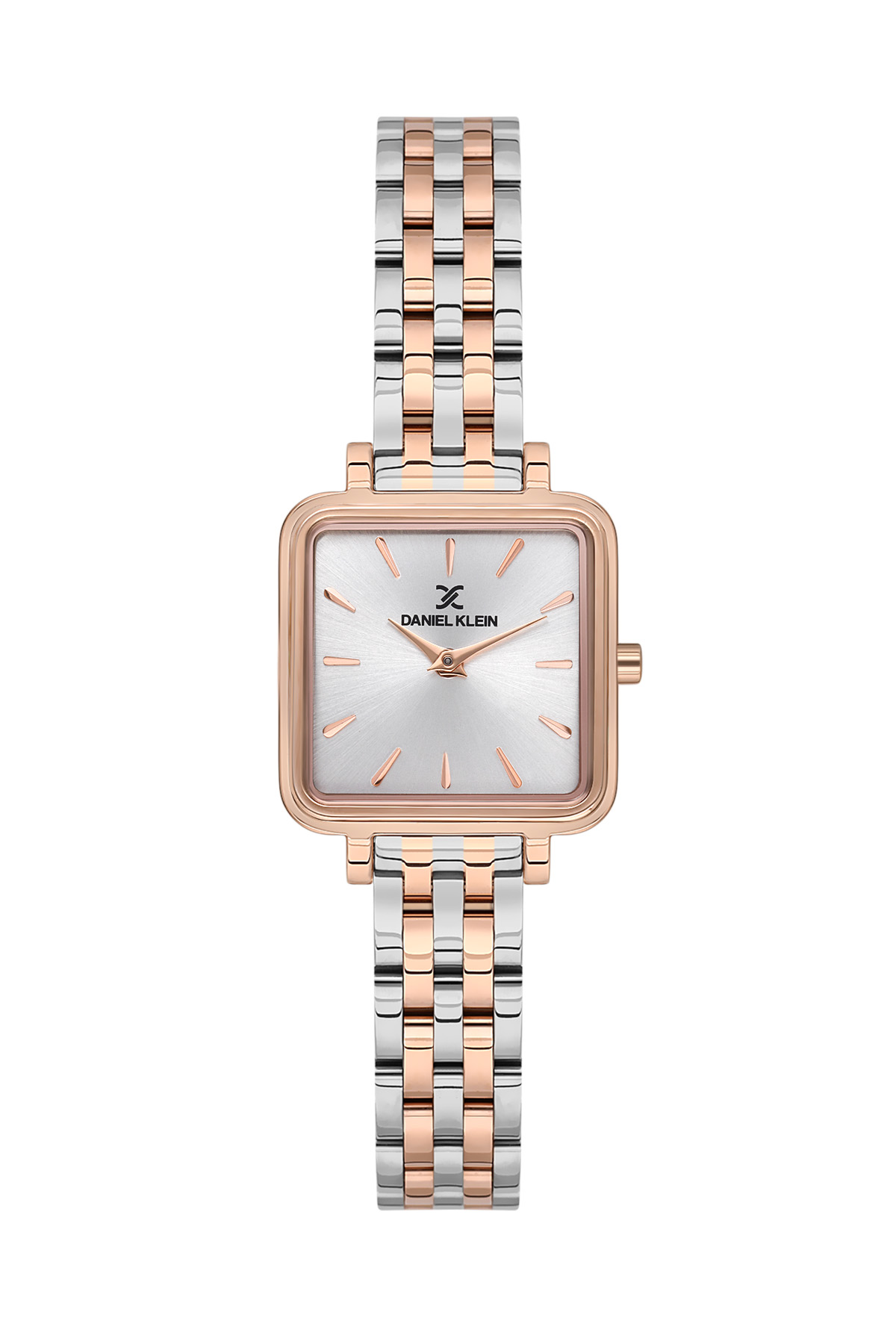 Daniel Klein 23mm Petite Womens Square Watch, Stainless Steel Band - DK13725 - Picture 10 of 11