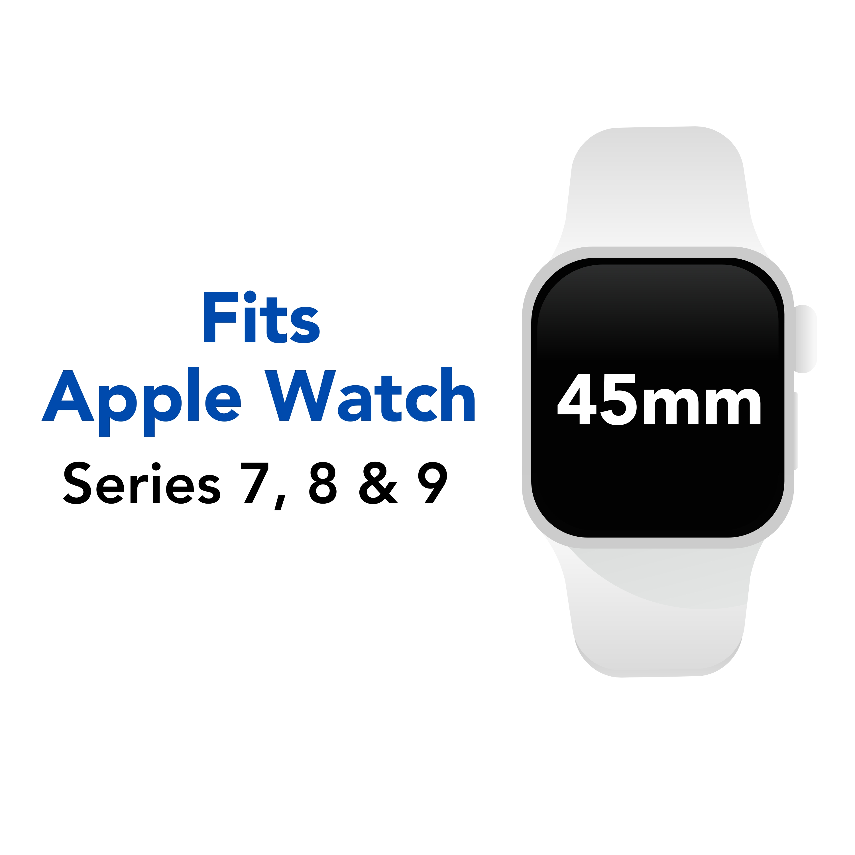 Herren Distressed Lederarmband für Apple Watch Band 45mm Series 9 8 7 - Bild 3 von 20