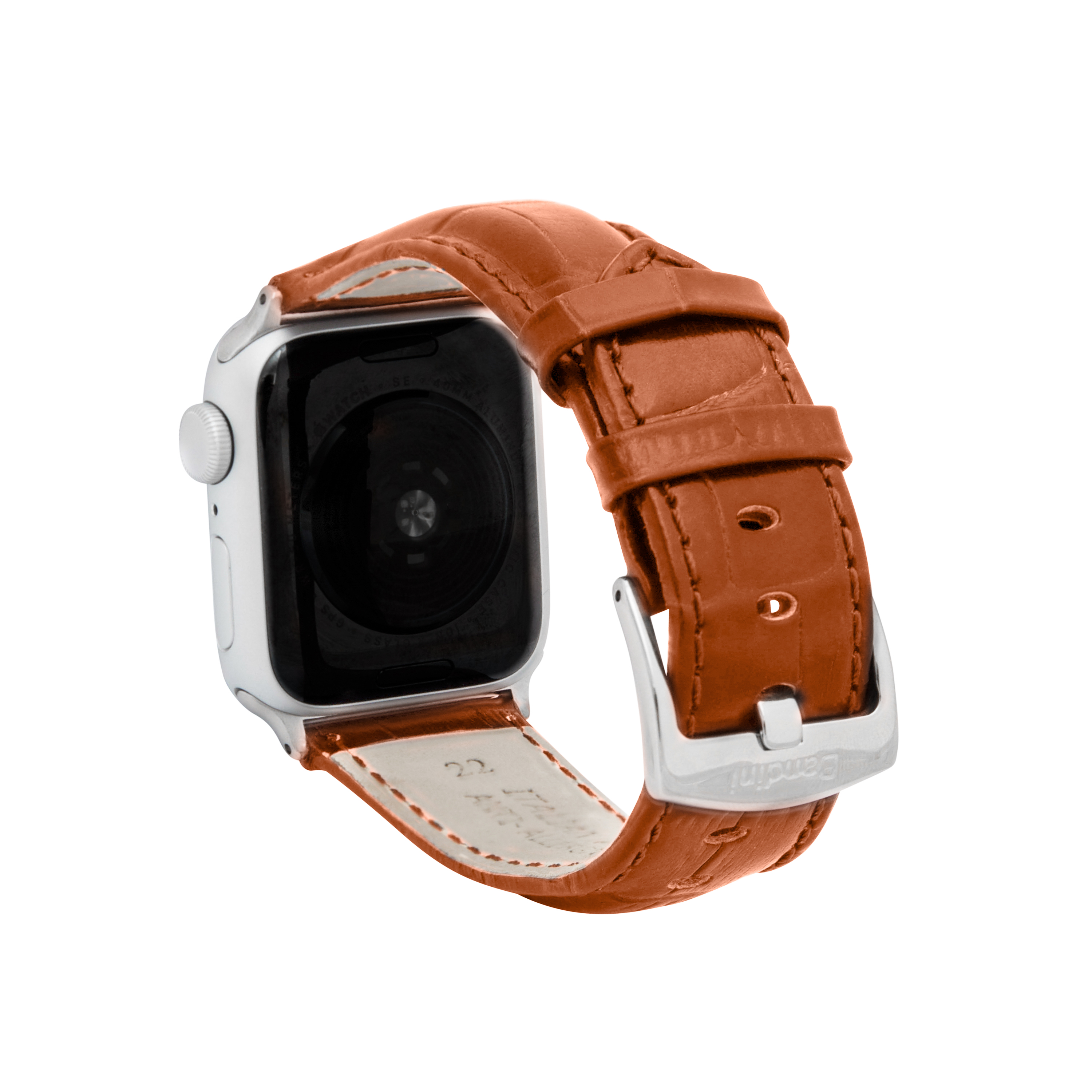 Mens Leather Strap, Alligator Pattern for Apple Watch Band 40mm Series 6 5 4 SE - Picture 29 of 35
