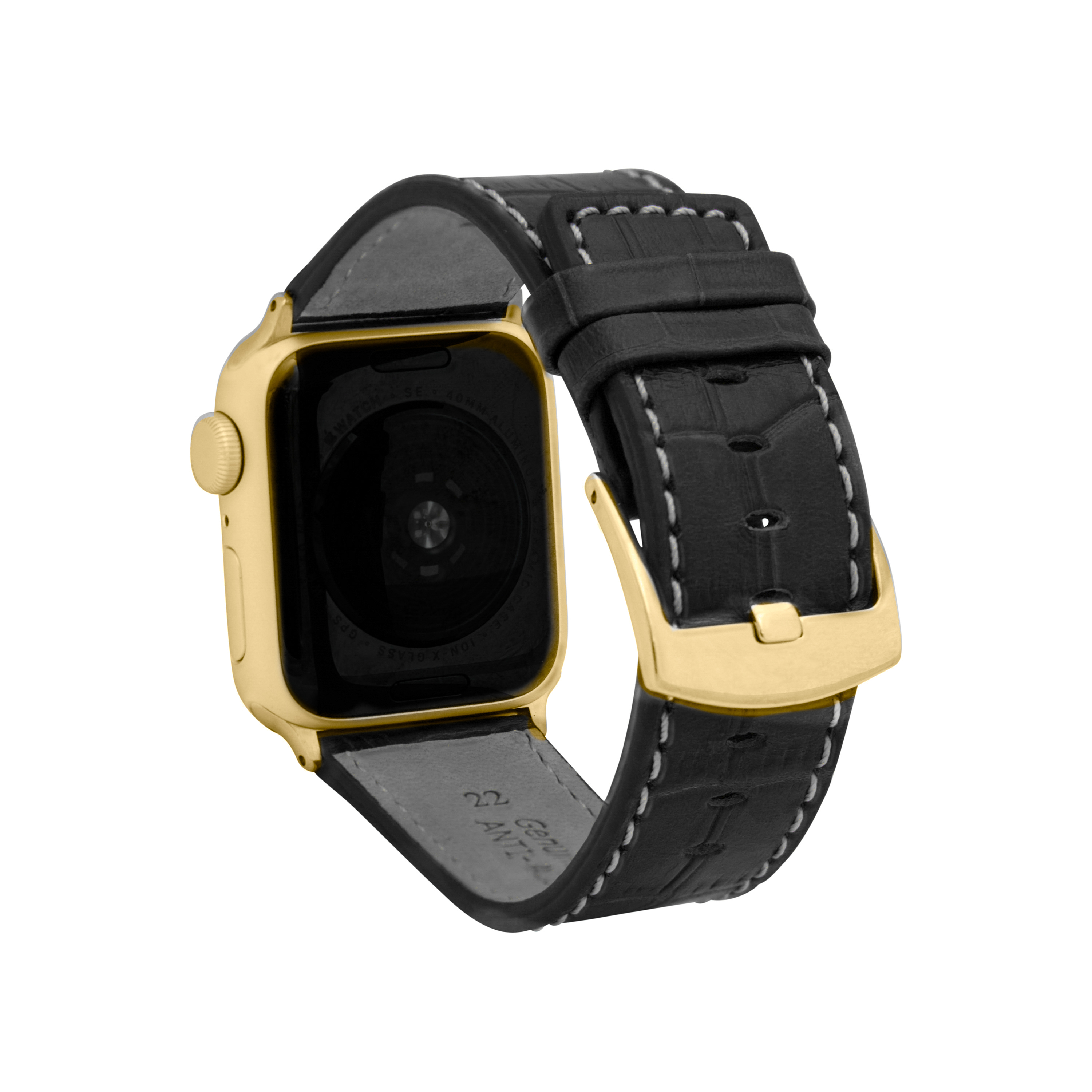Mens Square Tip Leather Watch Strap for Apple Watch Band 42mm Series 3 2 1 - Picture 10 of 28