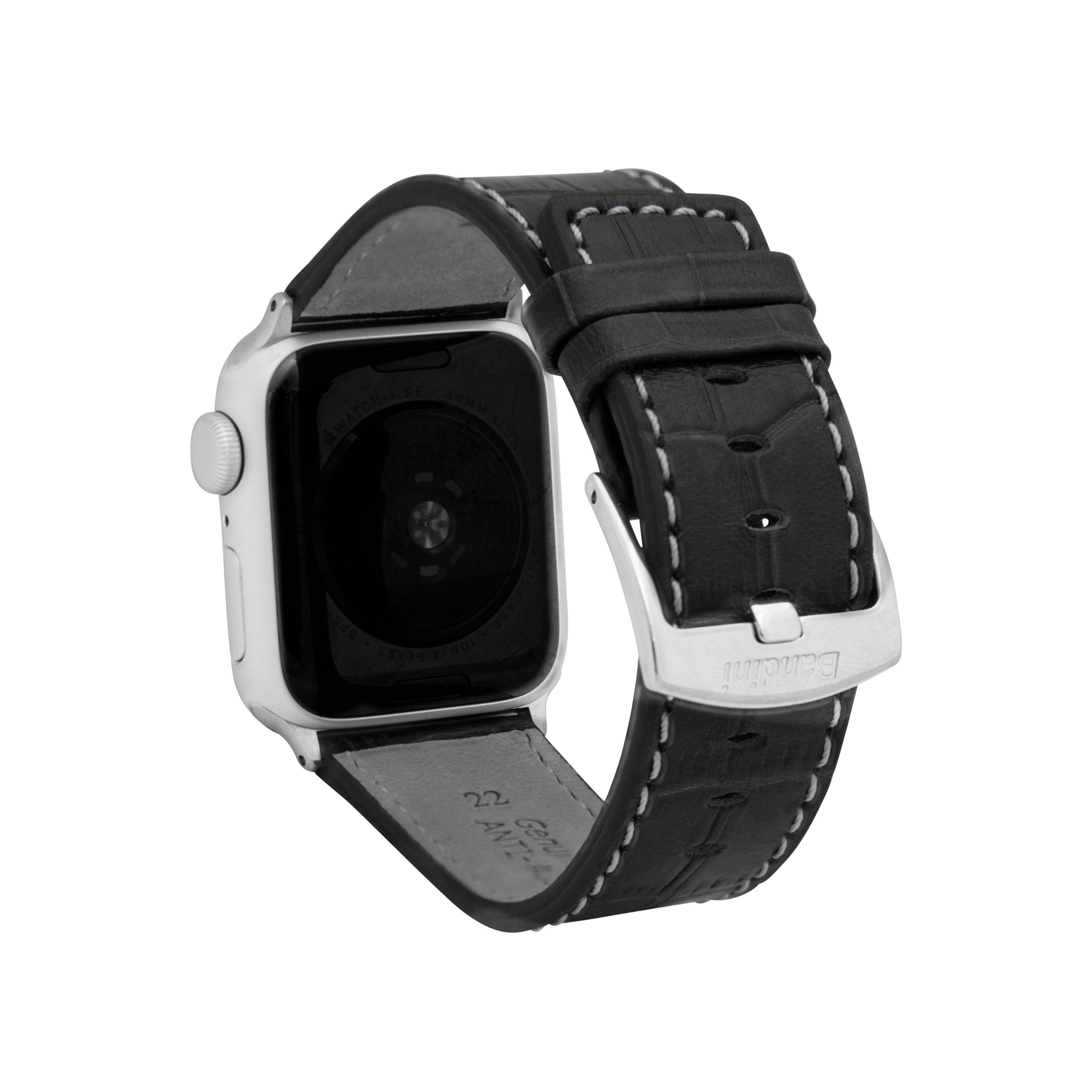 Mens Square Tip Leather Watch Strap for Apple Watch Band 42mm Series 3 2 1 - Picture 12 of 28