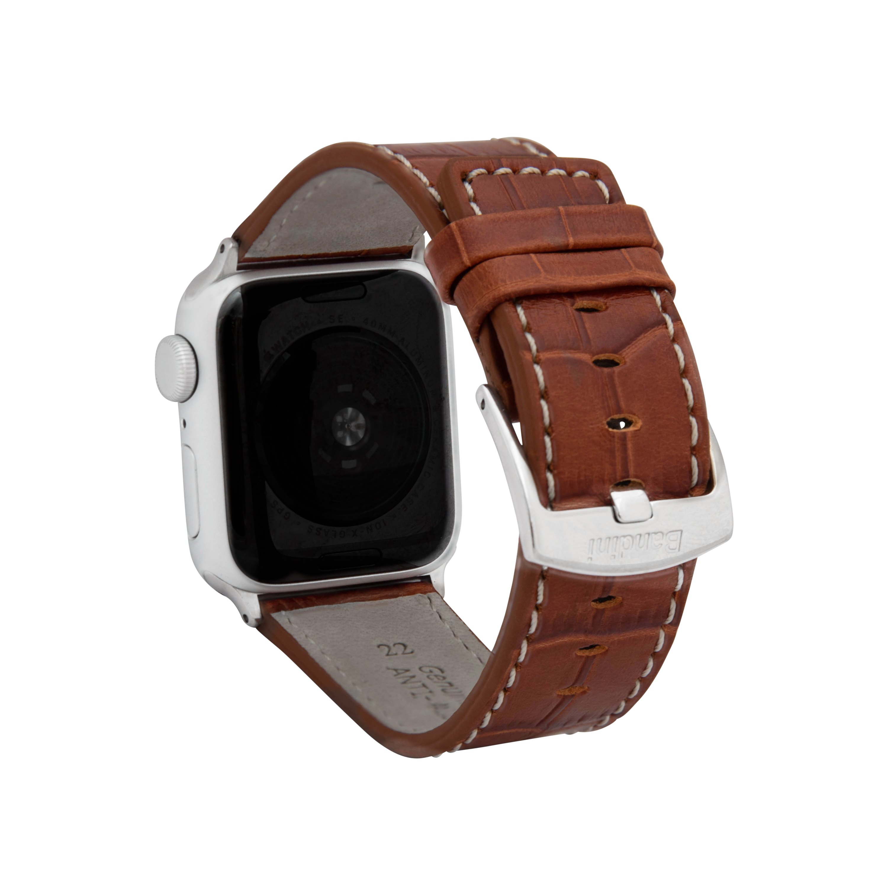 Mens Square Tip Leather Watch Strap for Apple Watch Band 42mm Series 3 2 1 - Picture 27 of 28