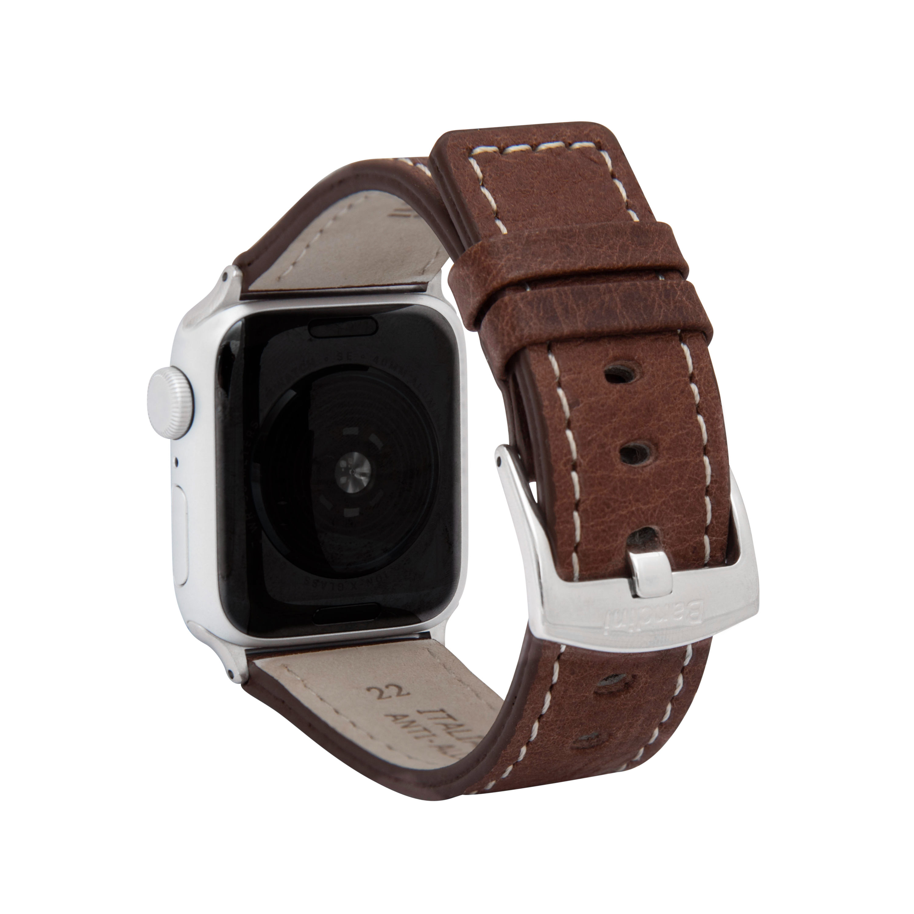 Mens Square Tip Leather Watch Strap for Apple Watch Band 42mm Series 3 2 1 - Picture 19 of 28