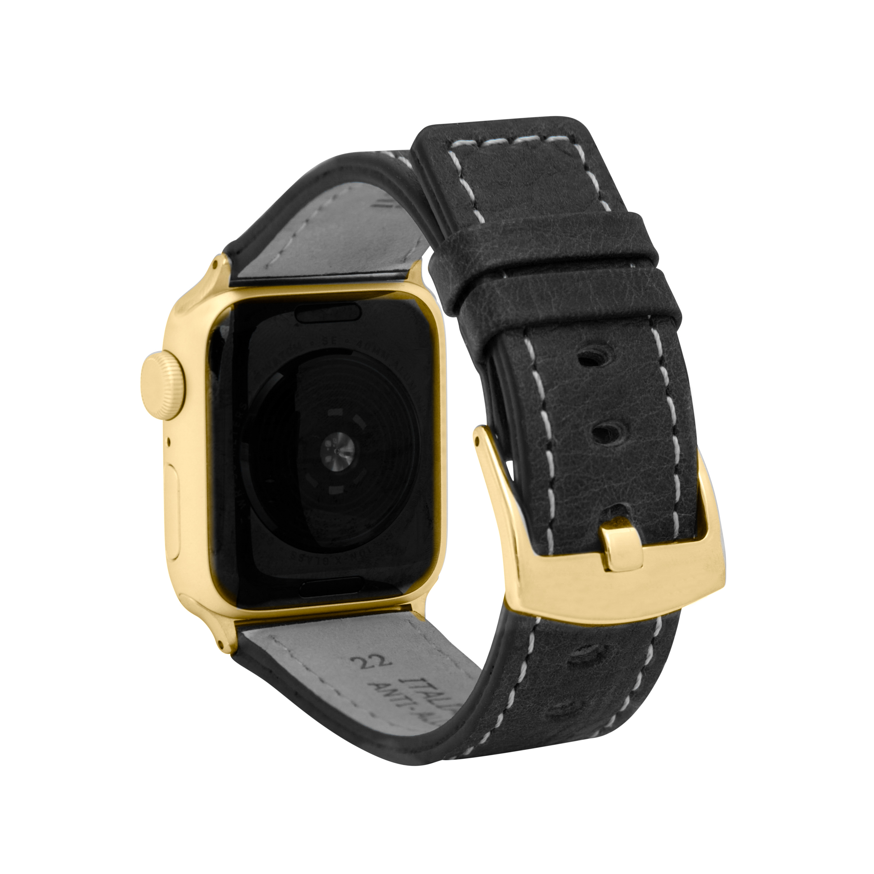 Mens Square Tip Leather Watch Strap for Apple Watch Band 42mm Series 3 2 1 - Picture 11 of 28