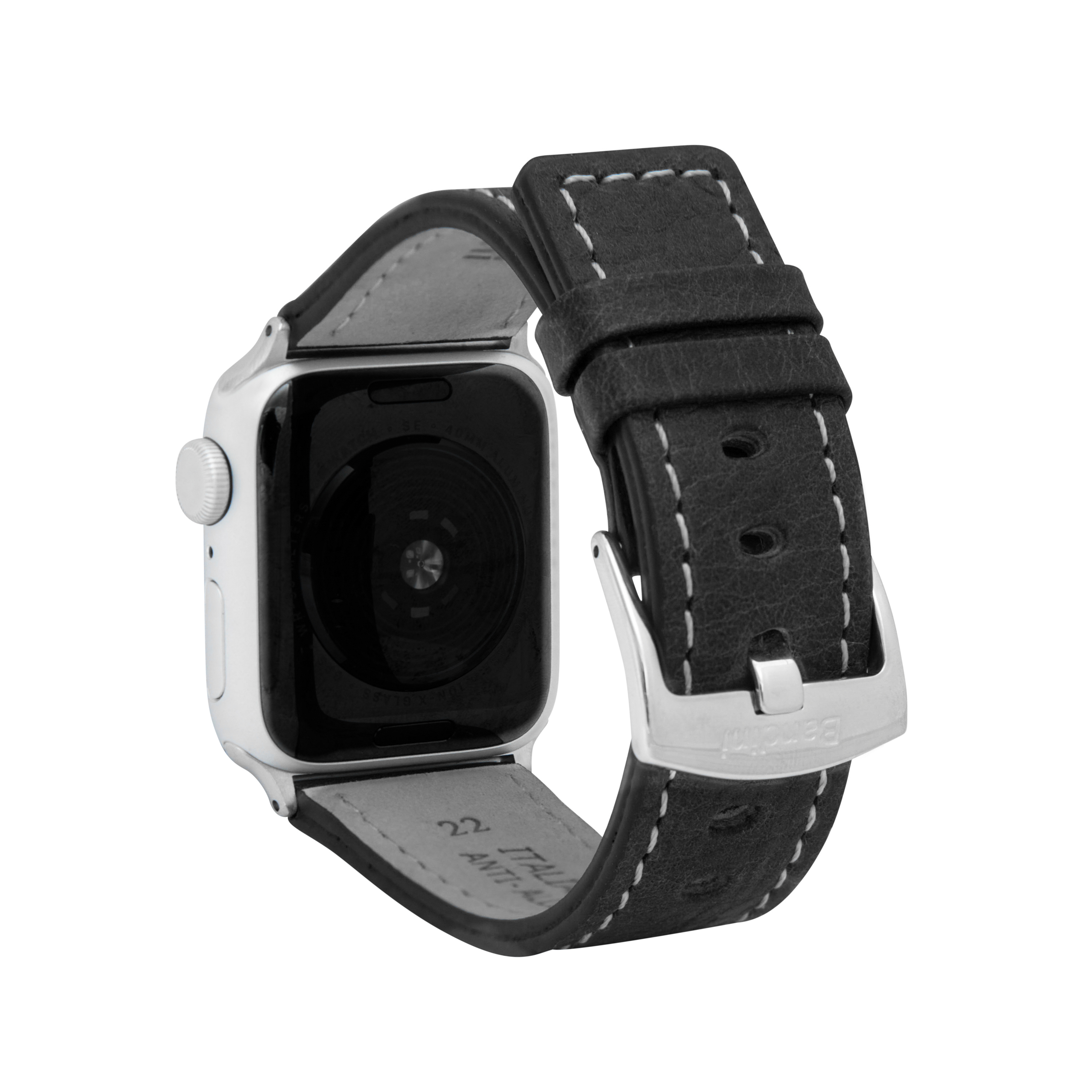 Mens Square Tip Leather Watch Strap for Apple Watch Band 42mm Series 3 2 1 - Picture 13 of 28