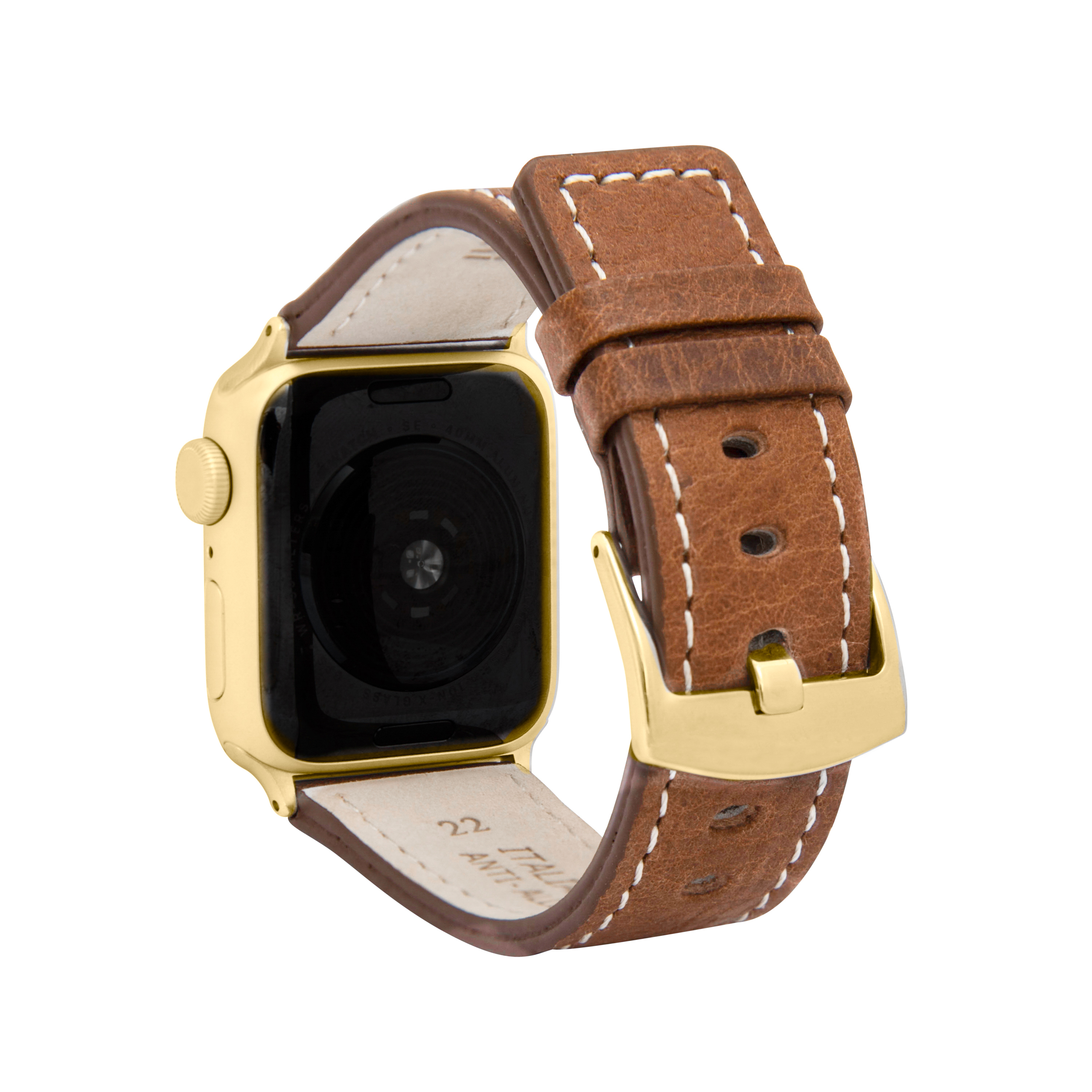 Mens Square Tip Leather Watch Strap for Apple Watch Band 42mm Series 3 2 1 - Picture 26 of 28