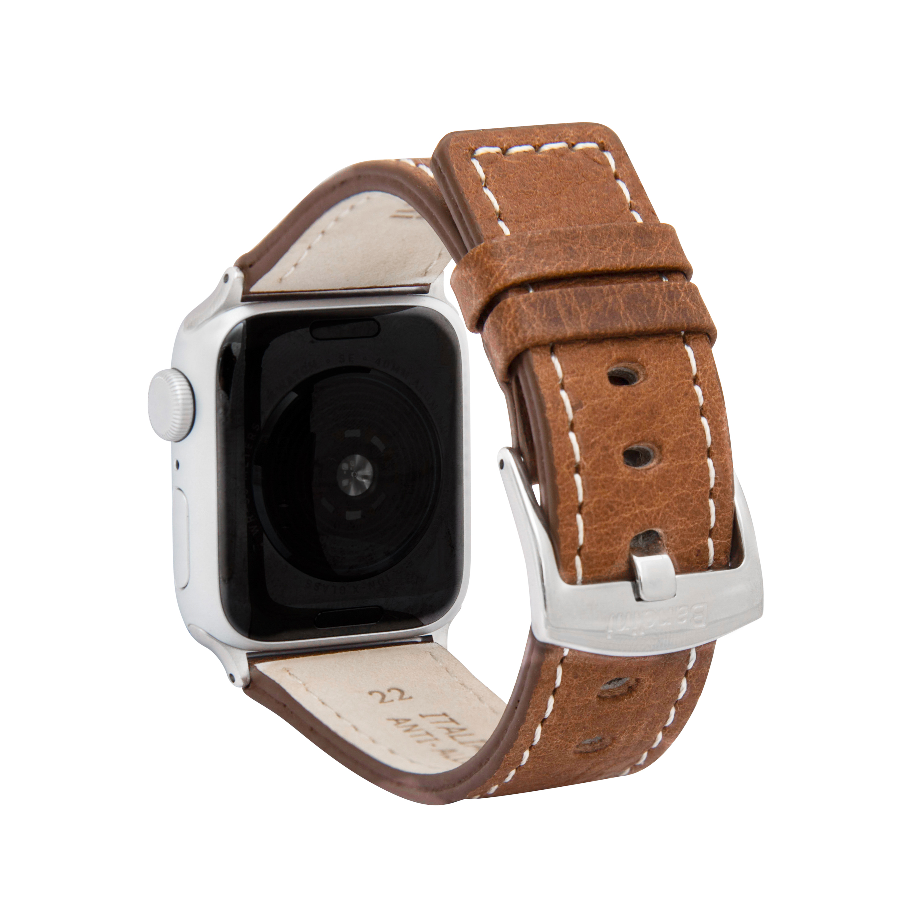 Mens Square Tip Leather Watch Strap for Apple Watch Band 42mm Series 3 2 1 - Picture 28 of 28
