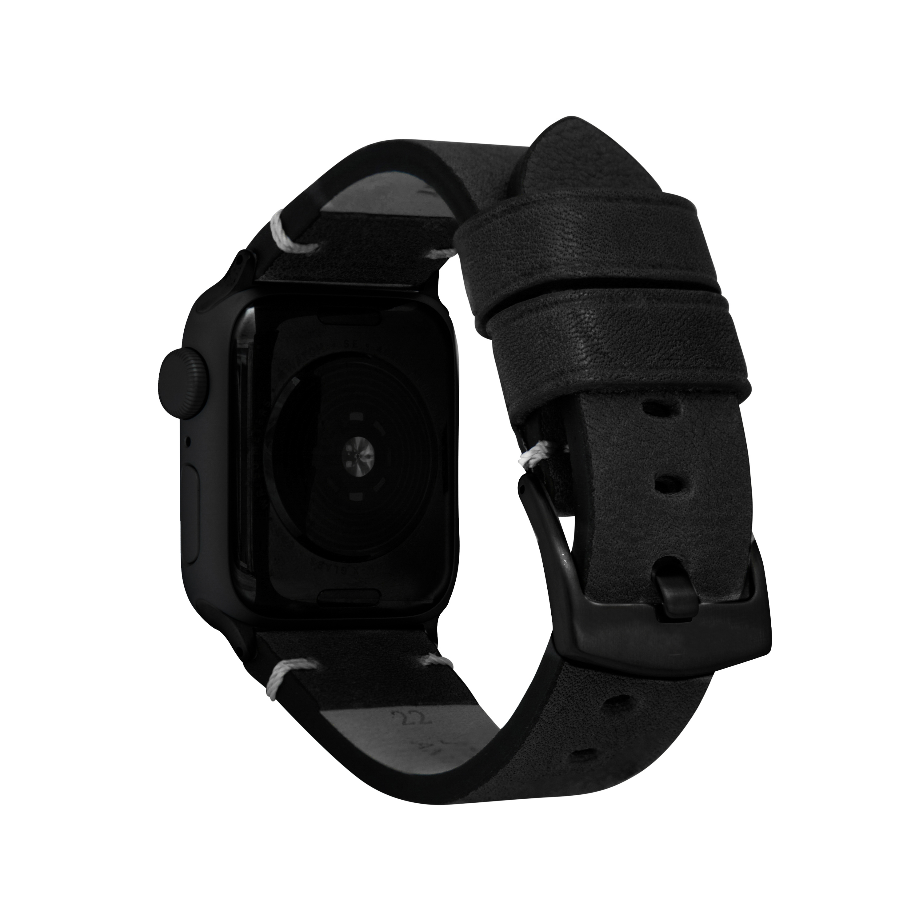 Herren Distressed Lederarmband für Apple Watch Band 45mm Series 9 8 7 - Bild 9 von 20