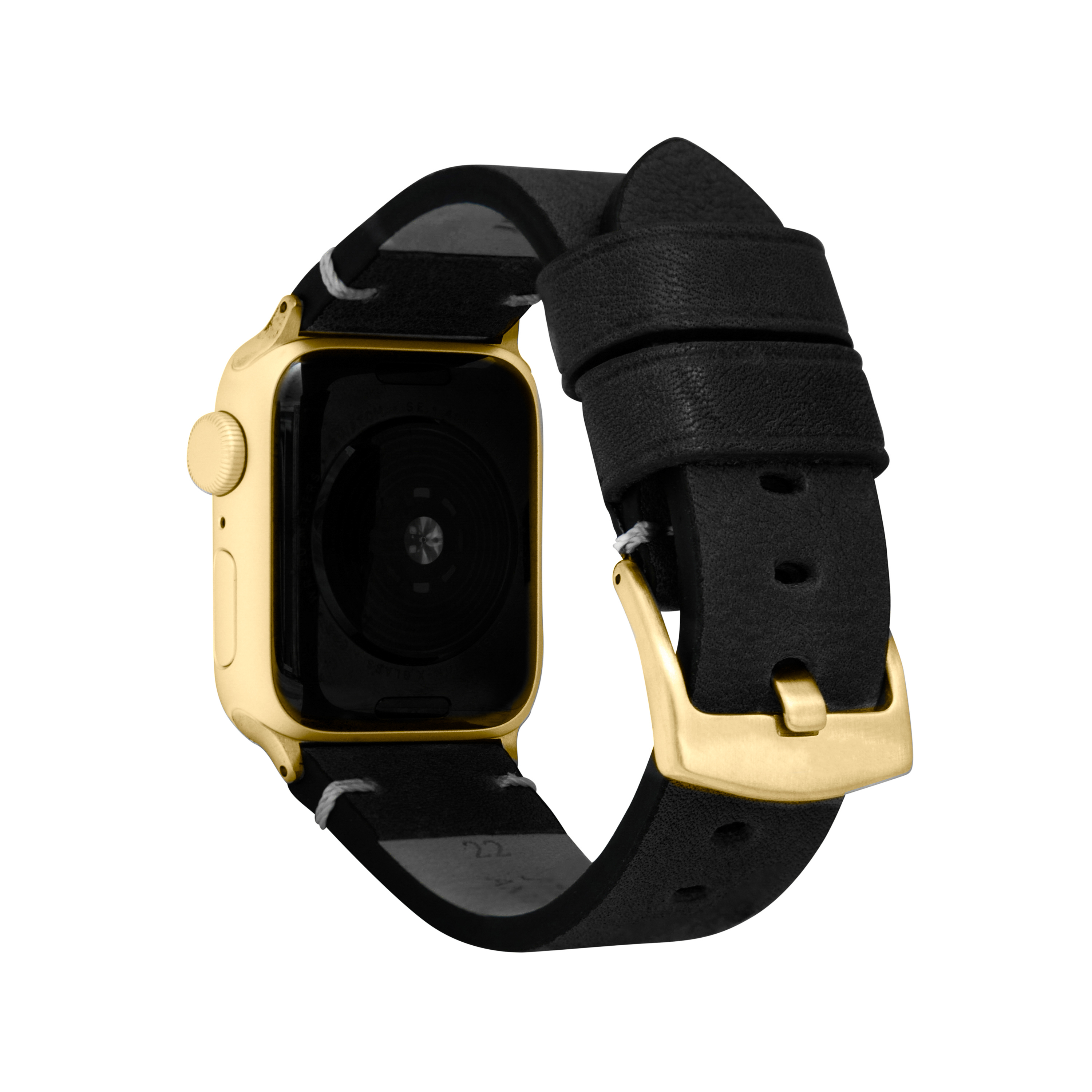 Herren Distressed Lederarmband für Apple Watch Band 45mm Series 9 8 7 - Bild 10 von 20