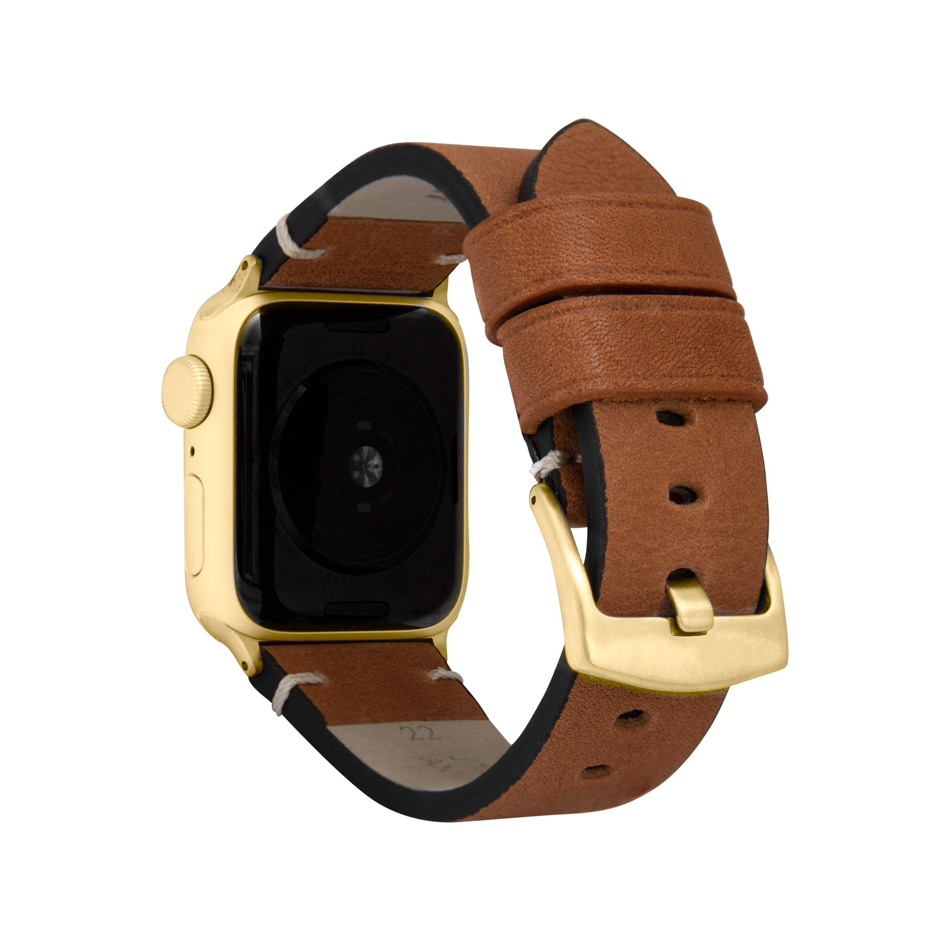 Herren Distressed Lederarmband für Apple Watch Band 45mm Series 9 8 7 - Bild 19 von 20