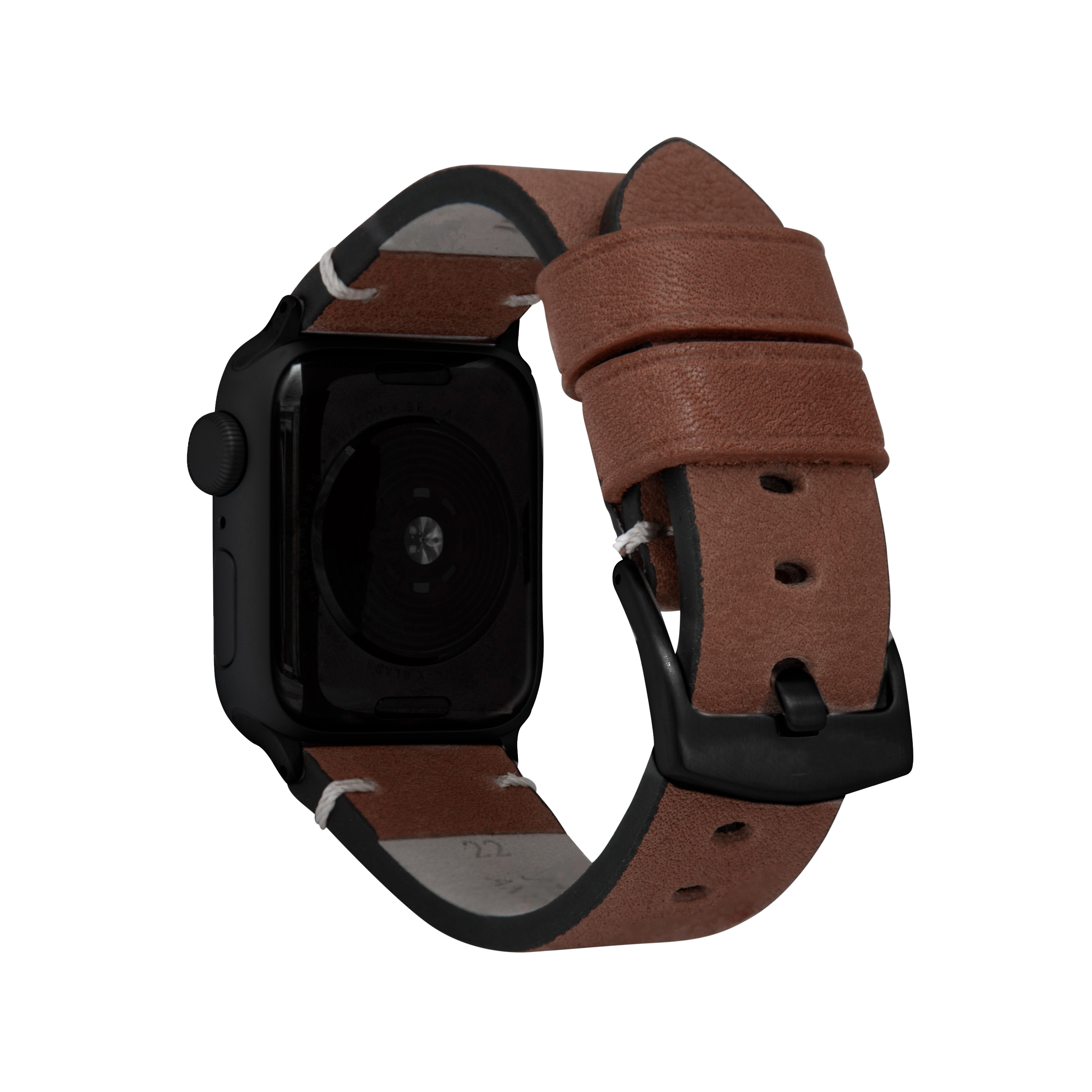 Herren Distressed Lederarmband für Apple Watch Band 45mm Series 9 8 7 - Bild 15 von 20