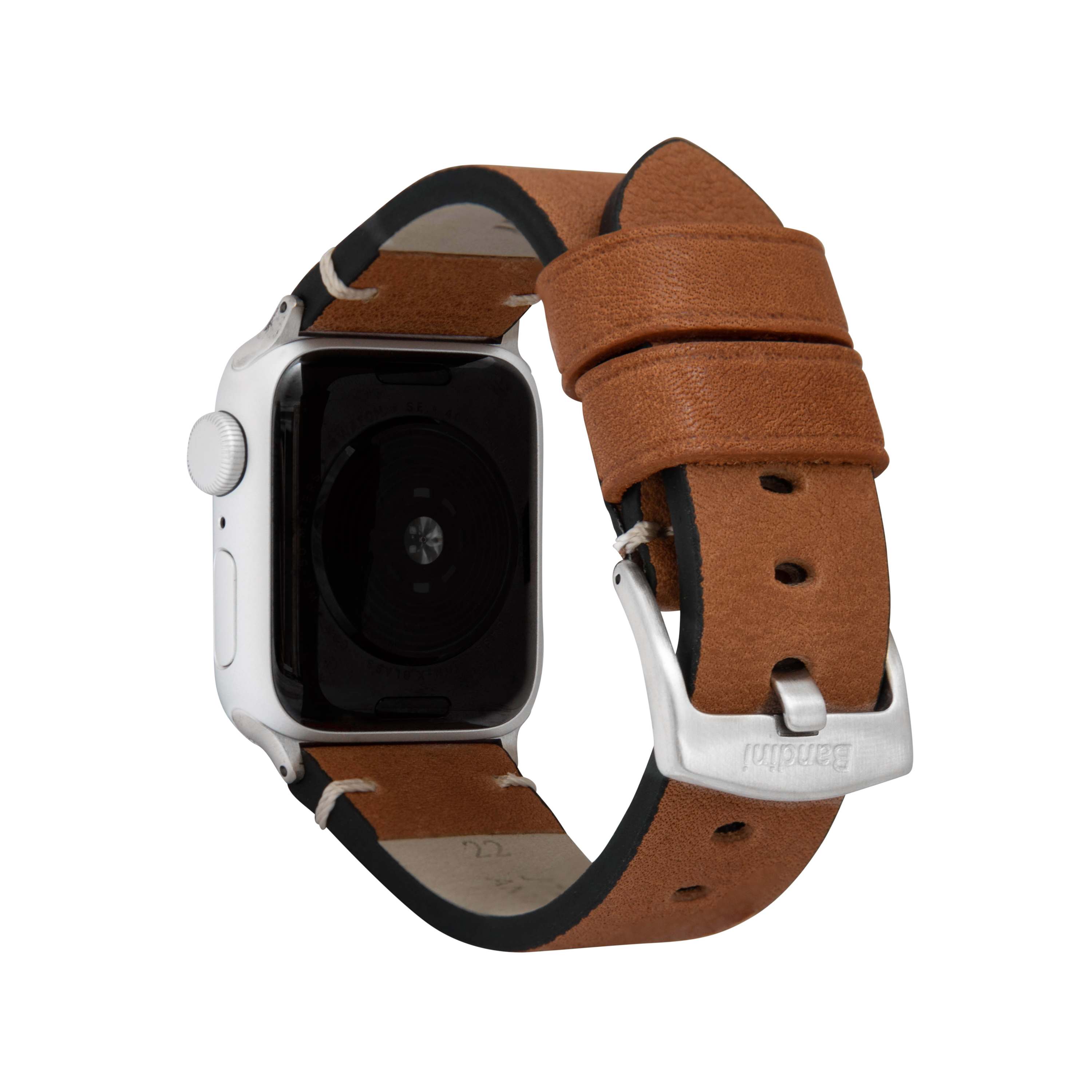 Herren Distressed Lederarmband für Apple Watch Band 45mm Series 9 8 7 - Bild 20 von 20