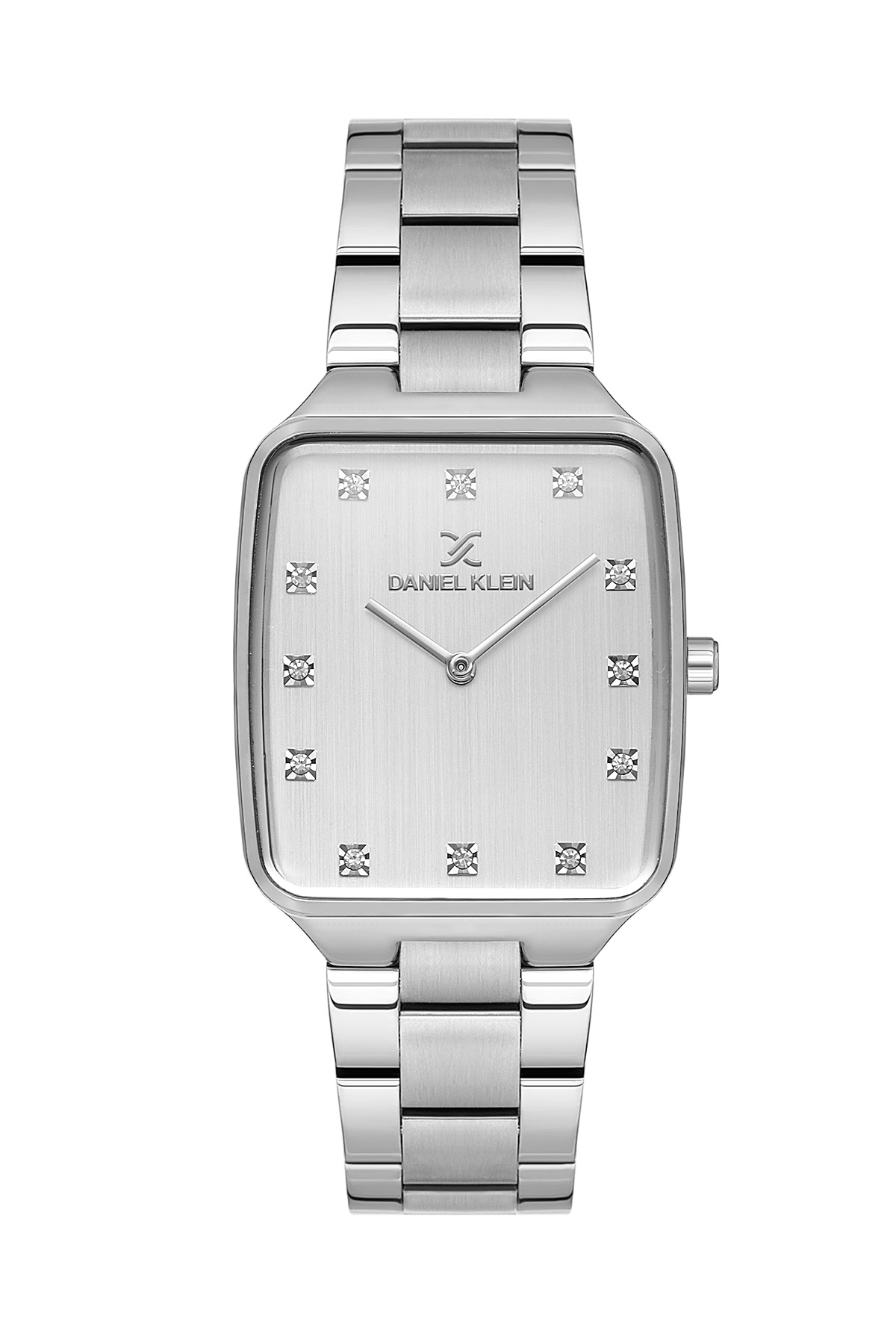 Daniel Klein 30mm Womens Square Metal Watch, Steel Band, Crystal Index - DK13704 - Picture 2 of 11