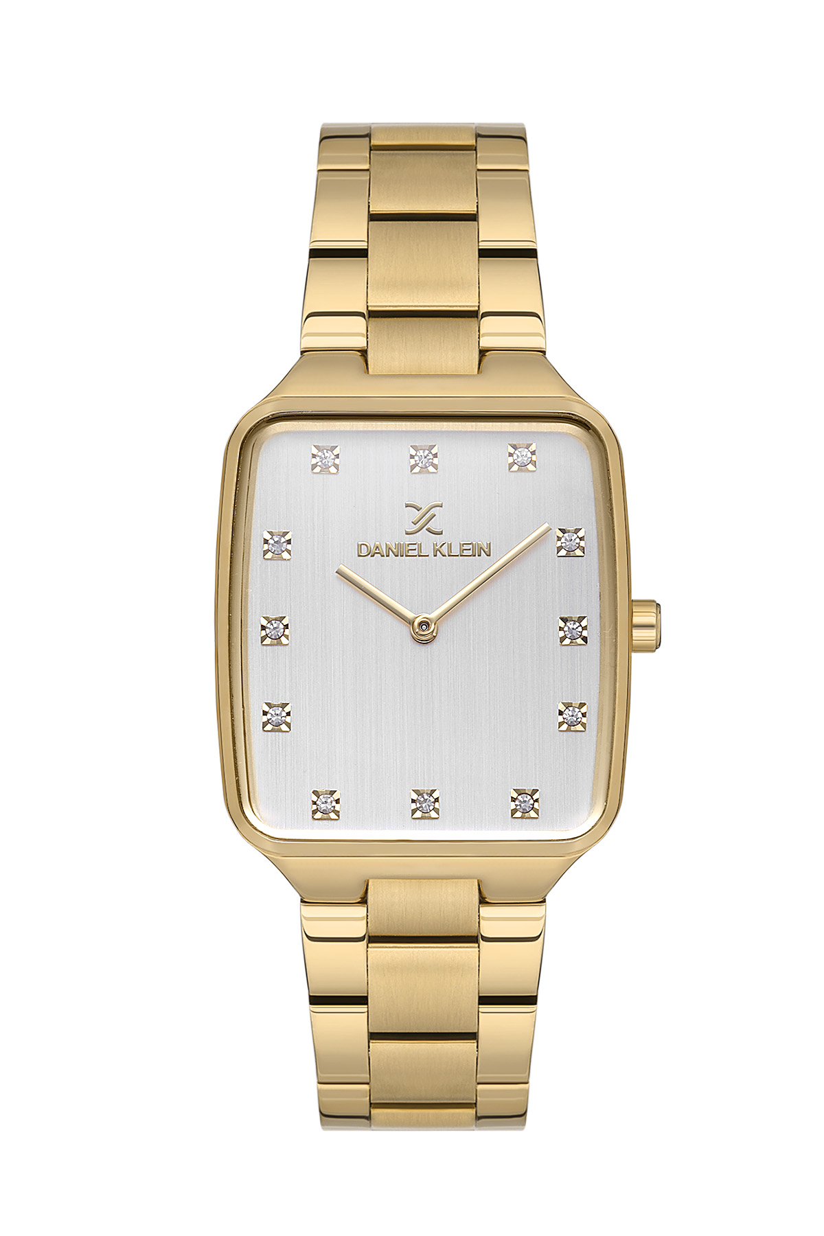 Daniel Klein 30mm Womens Square Metal Watch, Steel Band, Crystal Index - DK13704 - Picture 4 of 11
