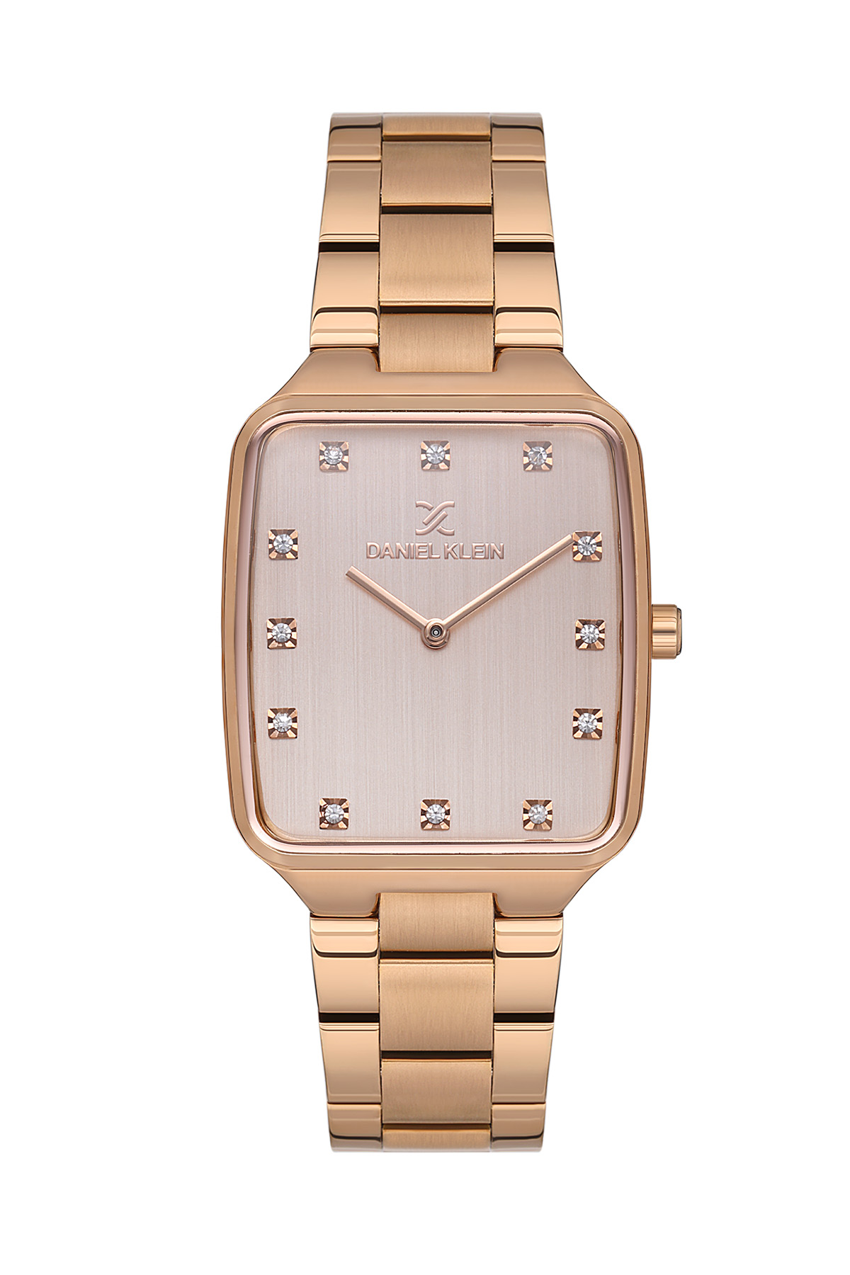 Daniel Klein 30mm Womens Square Metal Watch, Steel Band, Crystal Index - DK13704 - Picture 10 of 11
