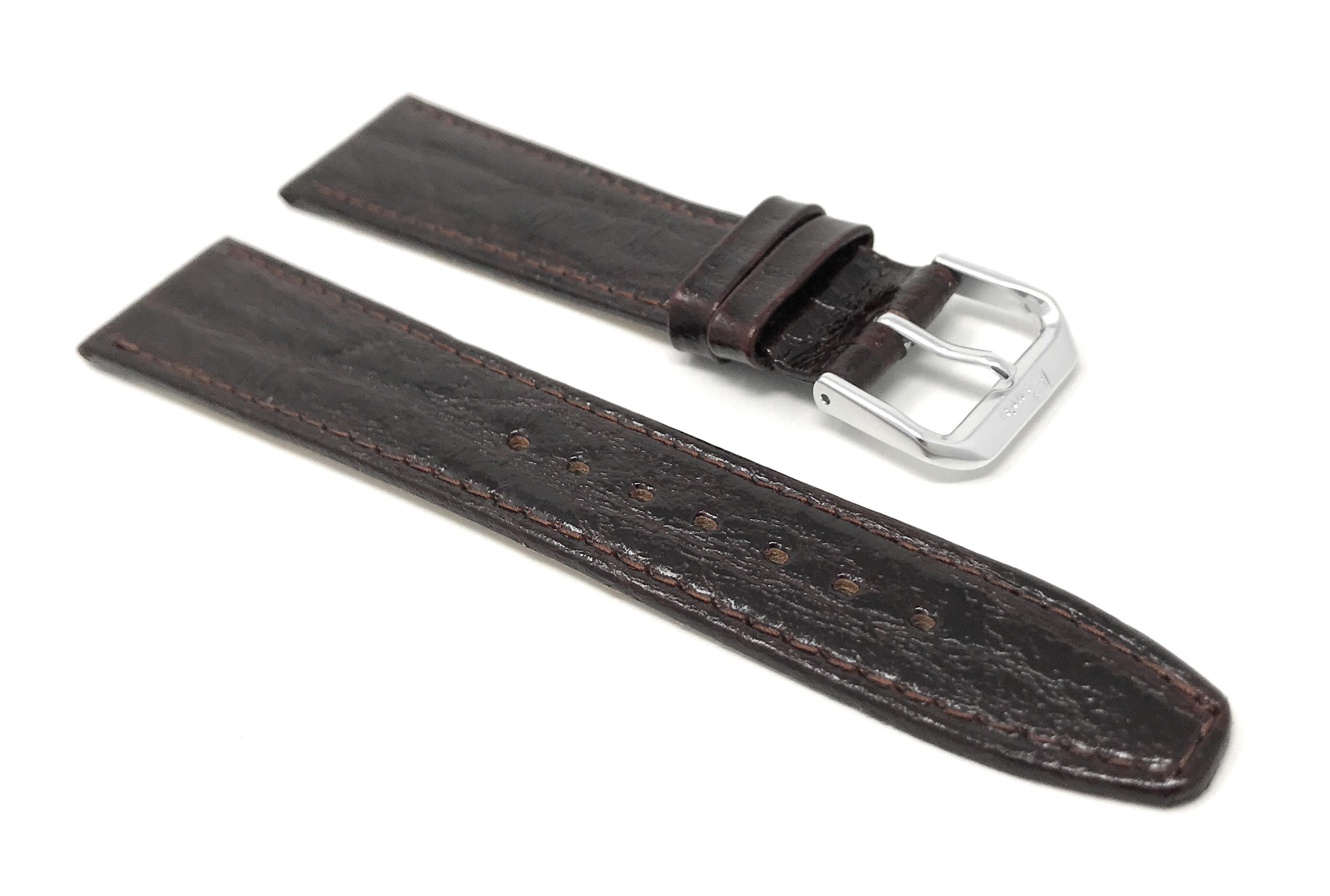 Bandini Watch Band, Leather Strap, Semi-Glossy, 10mm - 20mm Extra Long ...