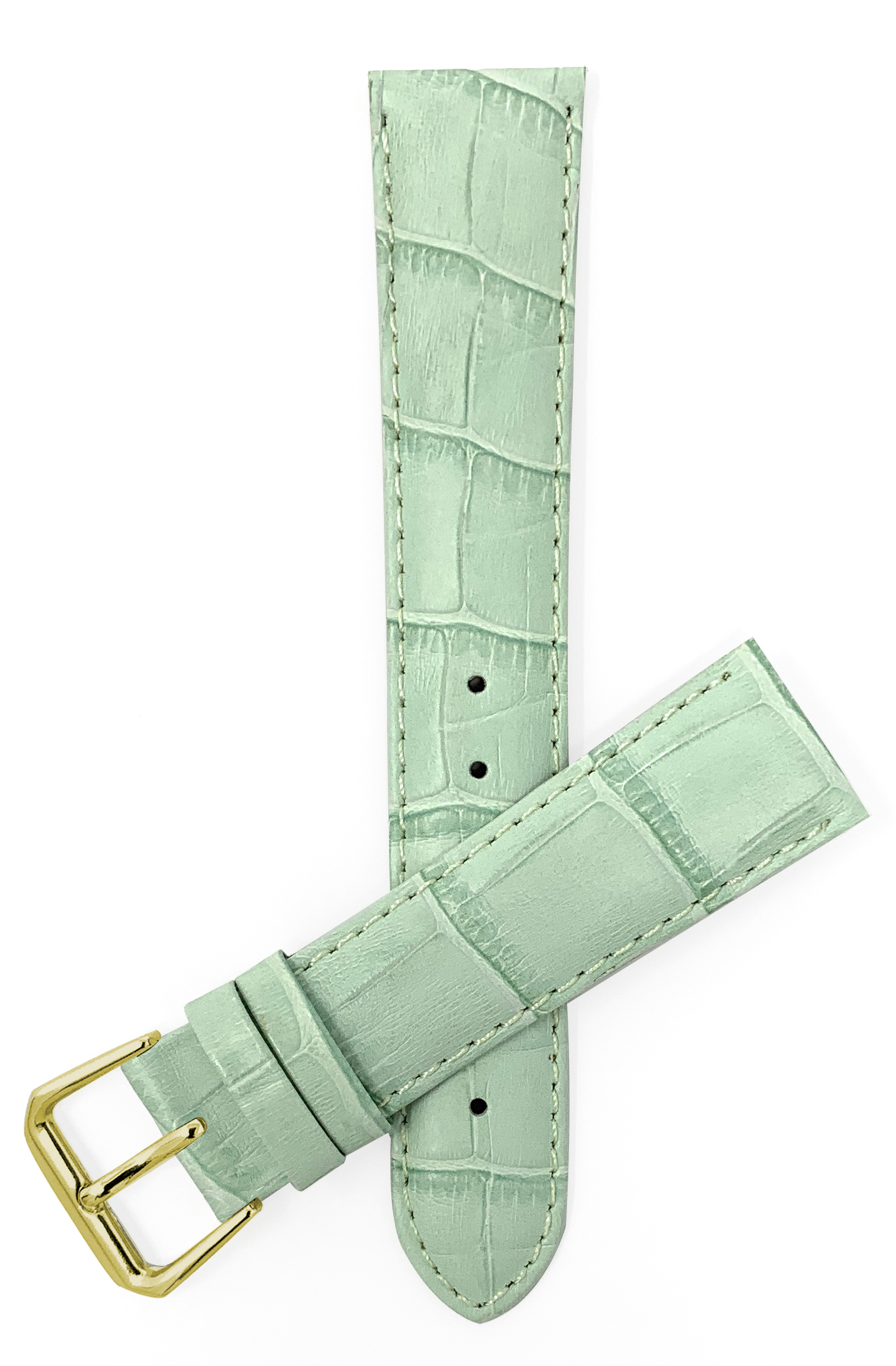 20mm Womens Alligator Pat. Leather Watch Band for Michele Urban