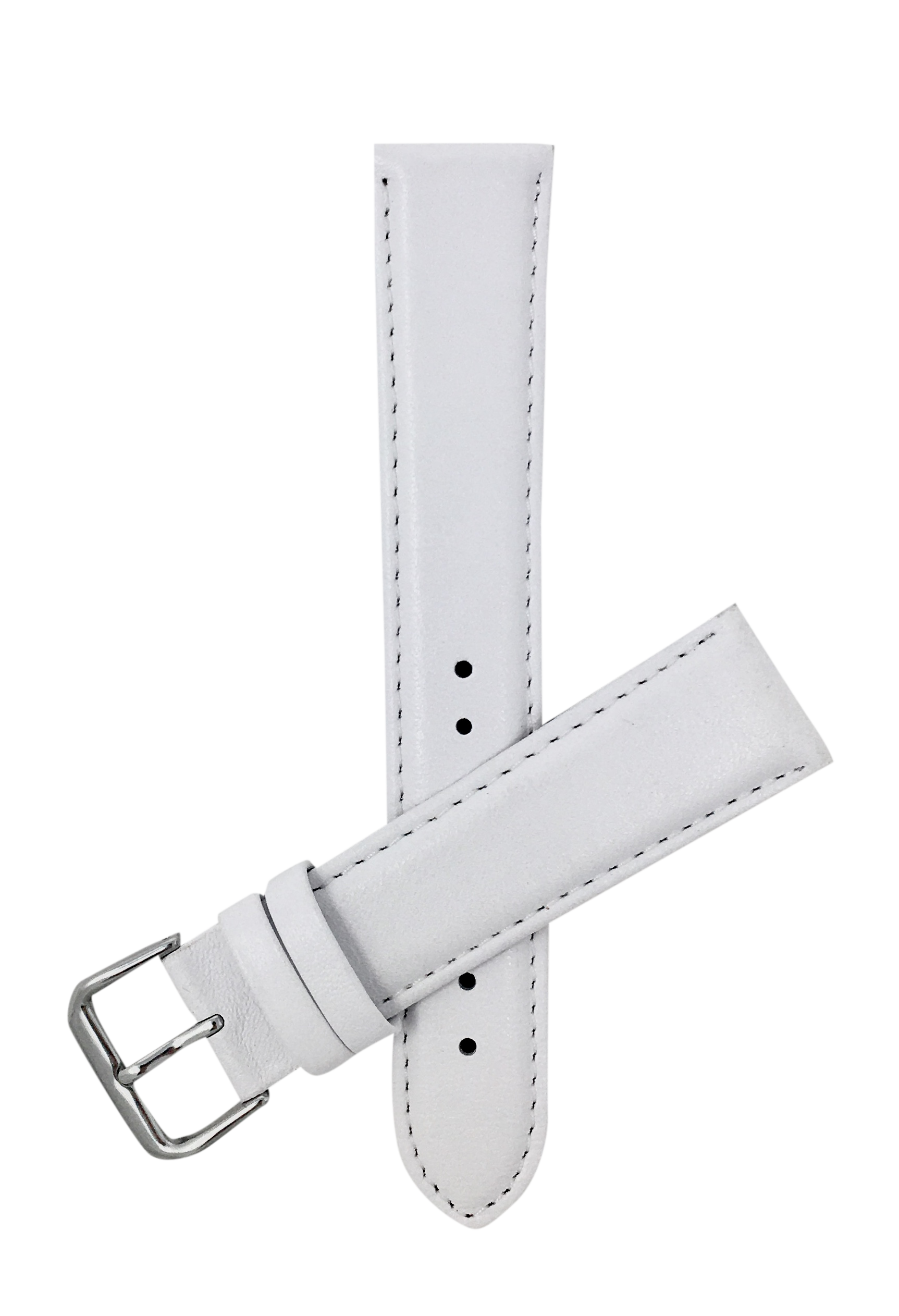 Bandini Watch Band Leather Strap Crocodile Pattern 10mm 12mm 14mm 16mm