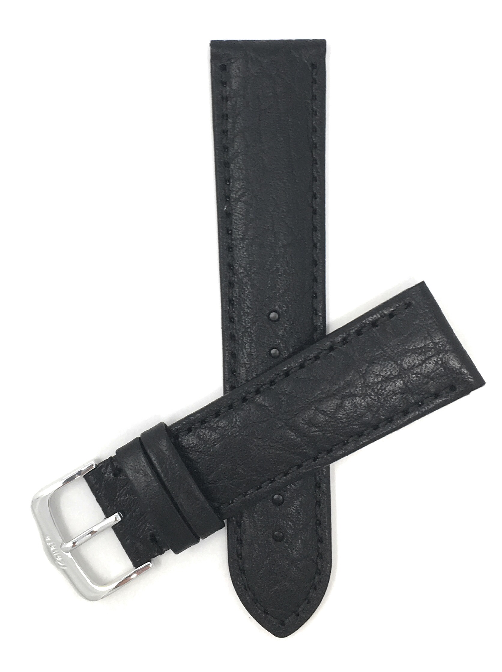 Bandini Watch Band, Leather Strap, Buffalo Pattern, 18mm 20mm, 22mm, 24mm