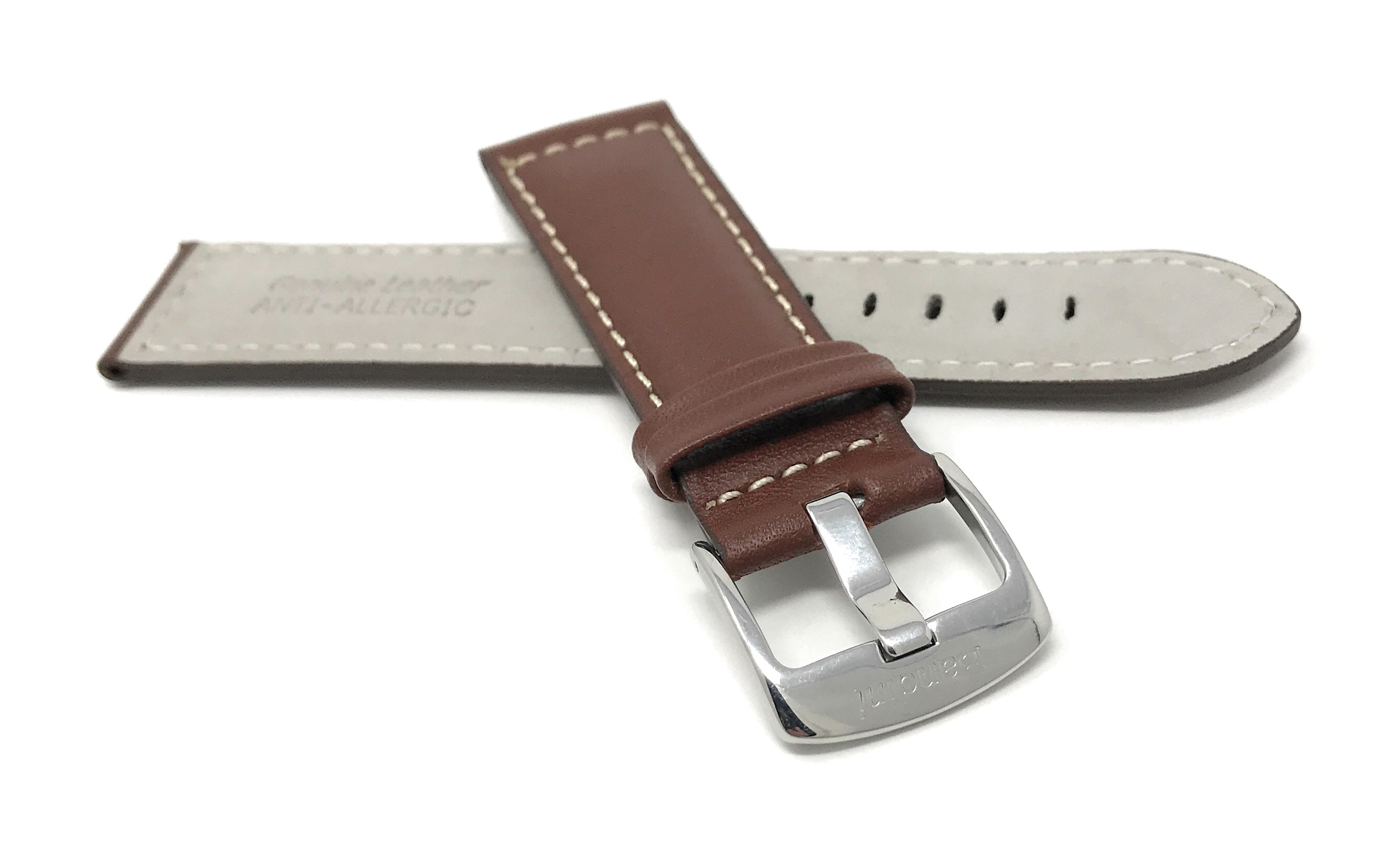 Bandini Watch Band, Leather Strap, Black Brown Tan, 18mm - 30mm Extra ...