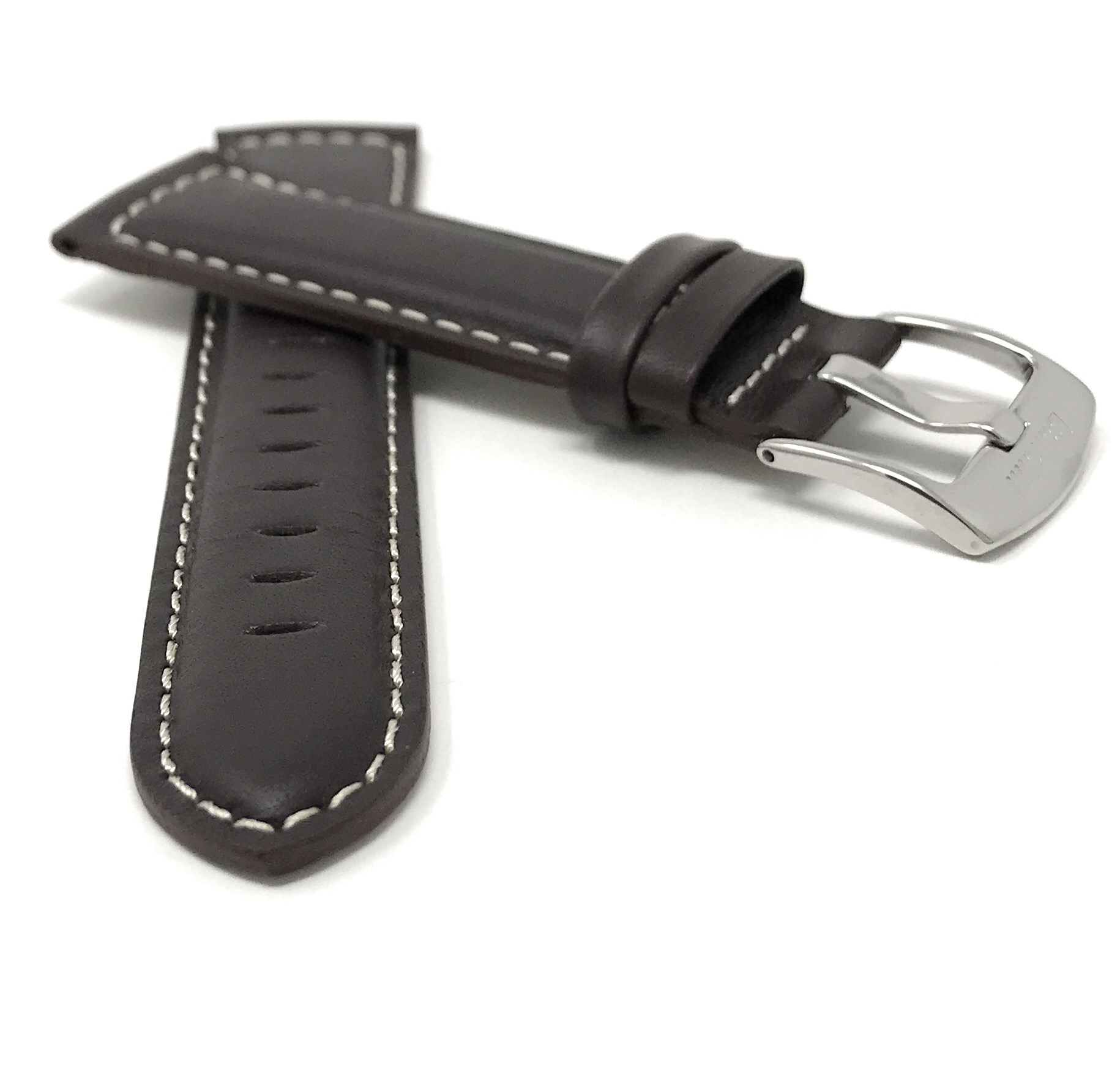 Bandini Watch Band, Leather Strap, Black Brown Tan, 18mm - 30mm Extra ...