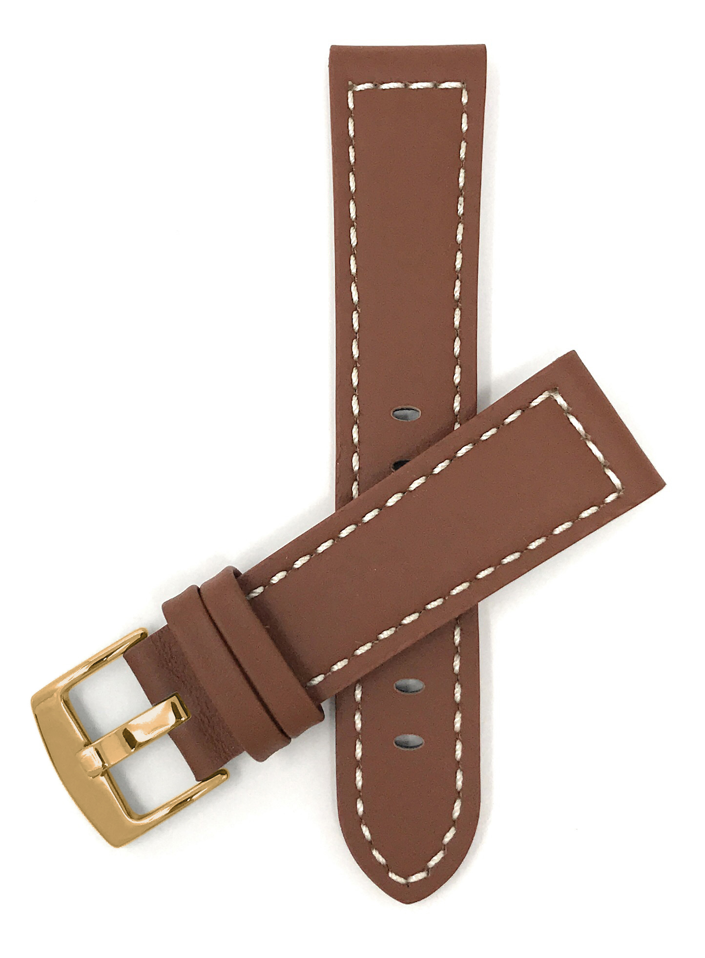 22mm Leather Aviator Watch Strap Band for Fossil FB-01