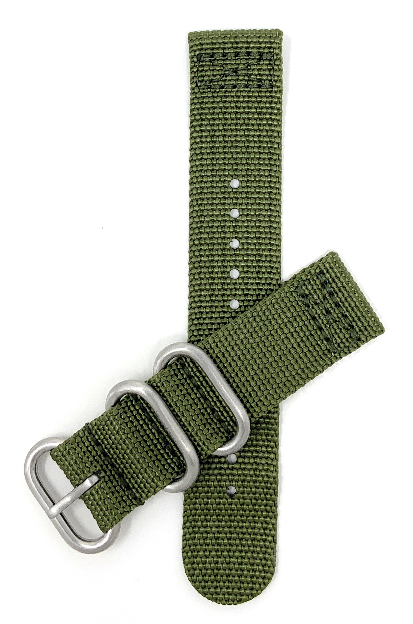 24mm Nylon 2 Piece Strap Watch Band for Luminox Spartan - Picture 12 of 12