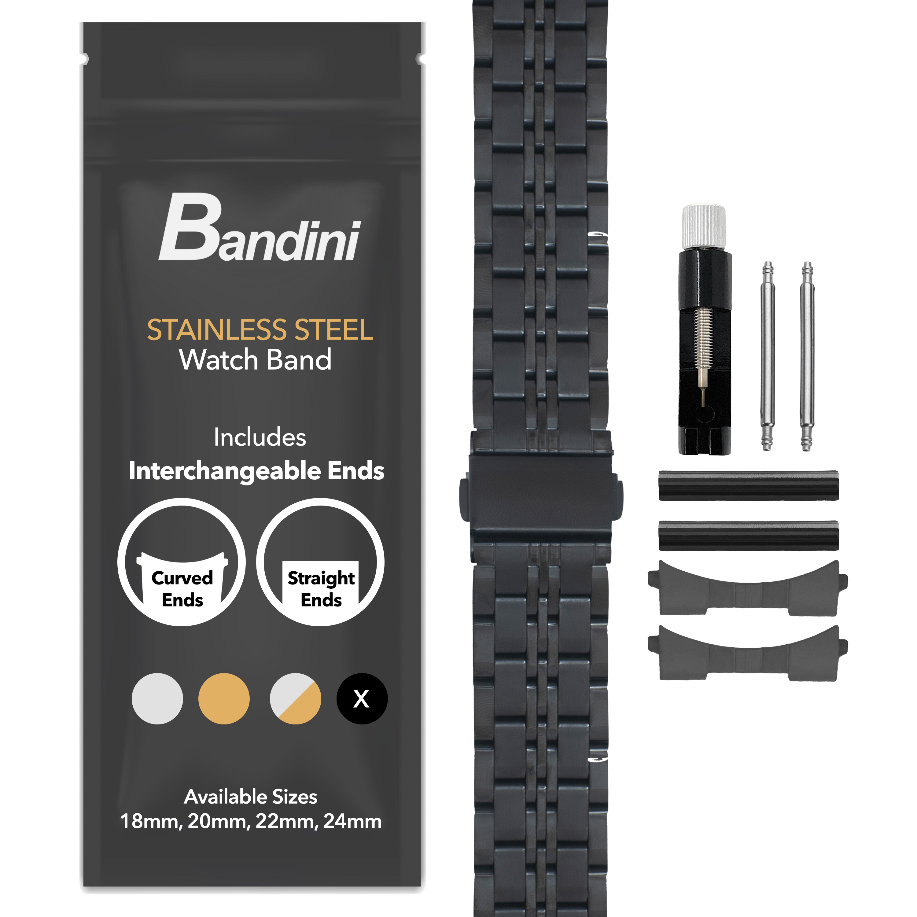 22mm Jubilee Stainless Steel Metal Watch Band for Citizen Brycen